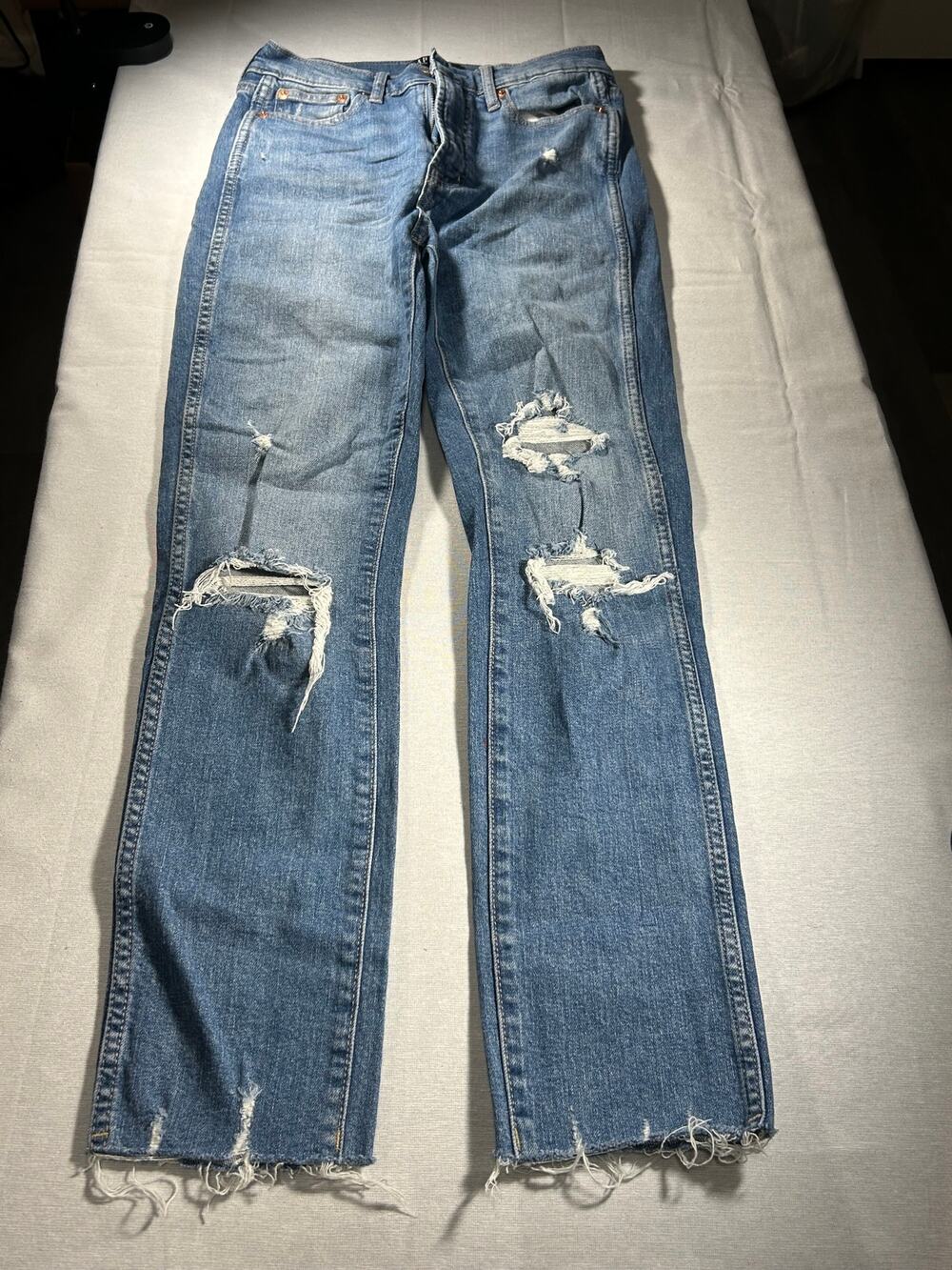 GAP High Rise Vintage Slim Distressed Jeans Size 0/25